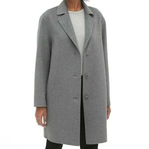 Gap grey wool blend coat